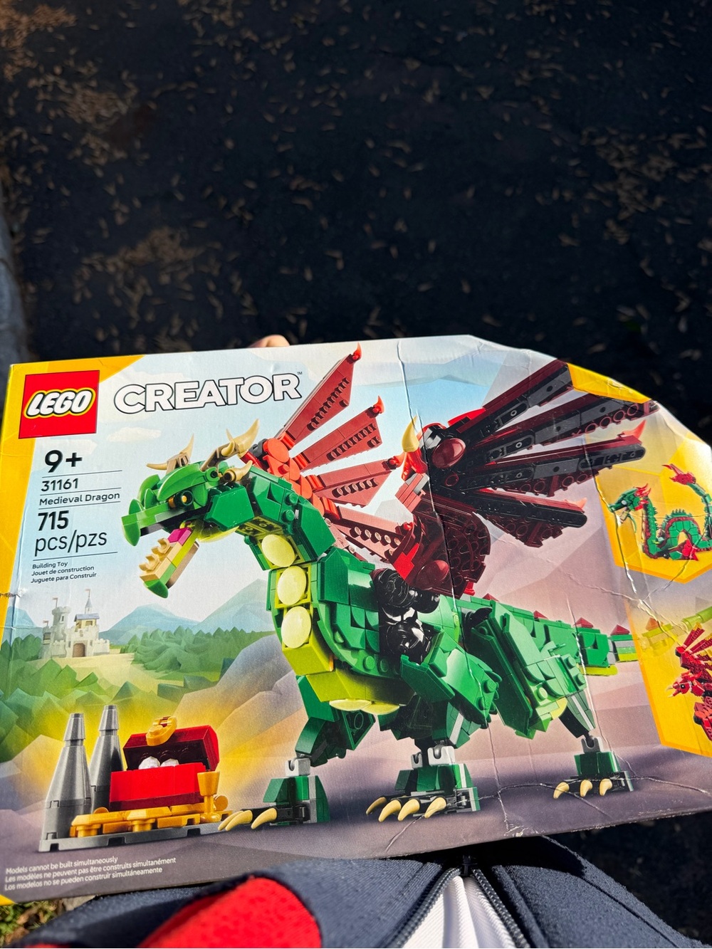LEGO Green and Dark Red Medieval Dragon Creator Set